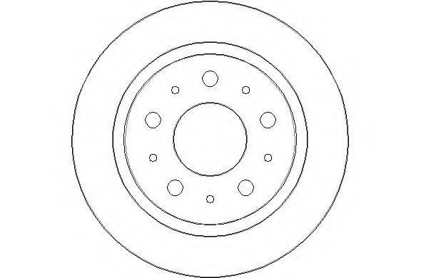 NATIONAL NBD1533 гальмівний диск