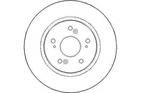 NATIONAL NBD1601 гальмівний диск