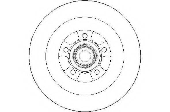 NATIONAL NBD1644 гальмівний диск