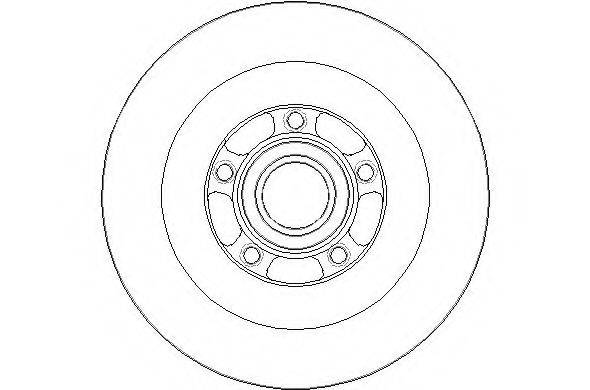 NATIONAL NBD1779 гальмівний диск