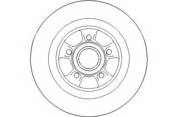 NATIONAL NBD1781 гальмівний диск