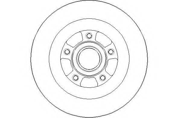 NATIONAL NBD1783 гальмівний диск