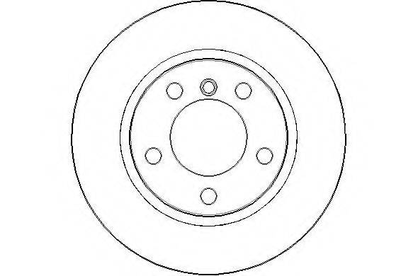 NATIONAL NBD1810 гальмівний диск