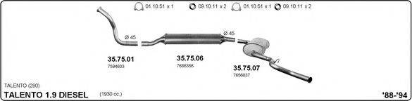 IMASAF 524000280 Система випуску ОГ