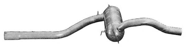 IMASAF 452706 Середній глушник вихлопних газів
