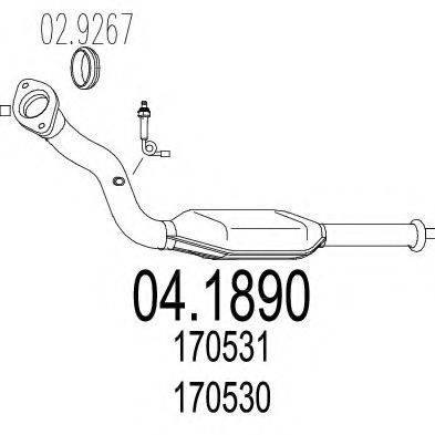 MTS 041890 Каталізатор