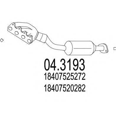 MTS 043193 Каталізатор