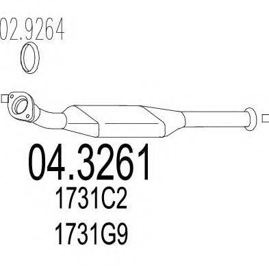 MTS 043261 Каталізатор