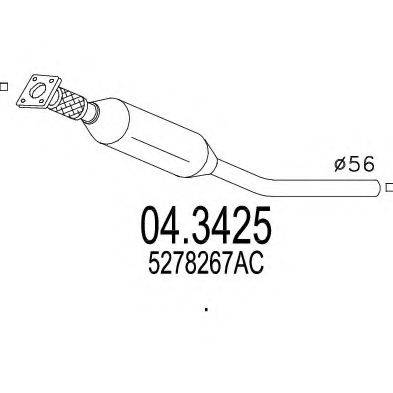 MTS 043425 Каталізатор