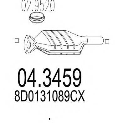 MTS 043459 Каталізатор