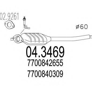 MTS 043469 Каталізатор
