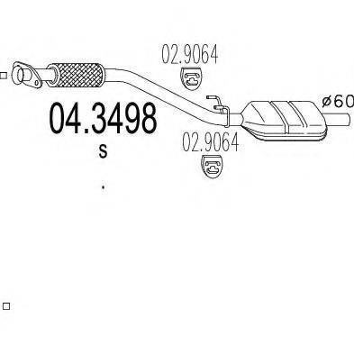 MTS 043498 Каталізатор