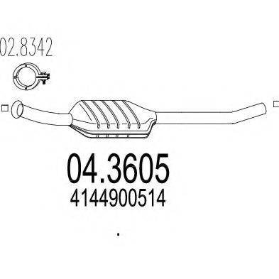 MTS 043605 Каталізатор