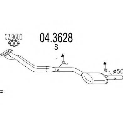 MTS 043628 Каталізатор