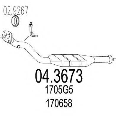 MTS 043673 Каталізатор