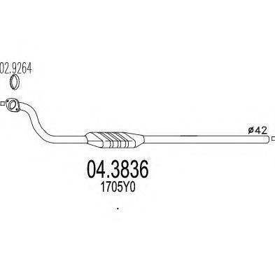 MTS 043836 Каталізатор