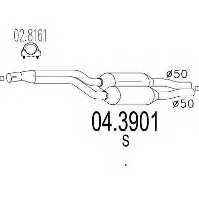 MTS 043901 Каталізатор