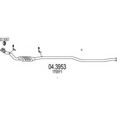 MTS 043953 Каталізатор