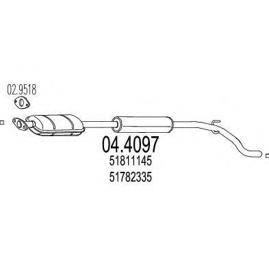 MTS 044097 Каталізатор