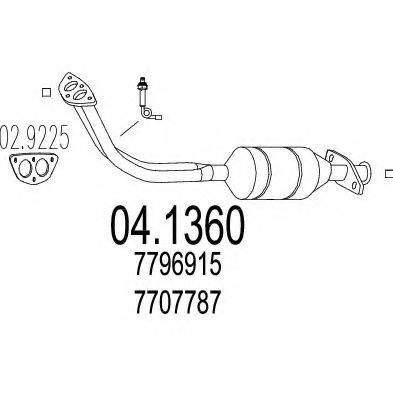 MTS 041360 Каталізатор