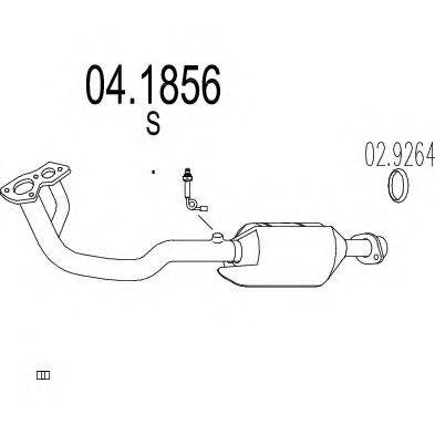 MTS 041856 Каталізатор
