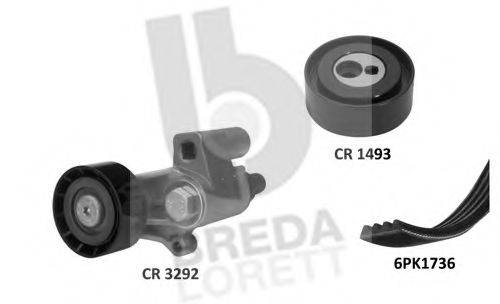 BREDA LORETT KCA0035 Полікліновий ремінний комплект