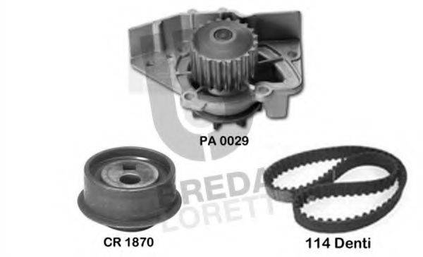 BREDA LORETT KPA0121A Водяний насос + комплект зубчастого ременя