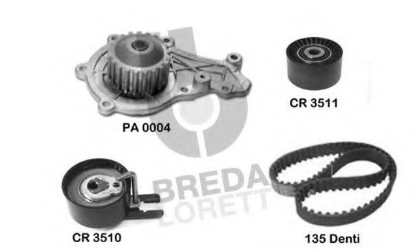 BREDA LORETT KPA0574A Водяний насос + комплект зубчастого ременя