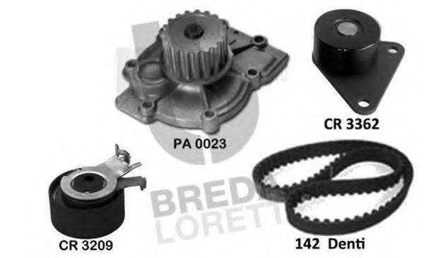 BREDA LORETT KPA0671A Водяний насос + комплект зубчастого ременя