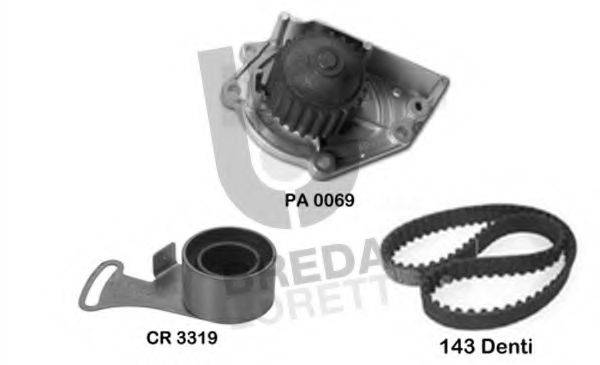 BREDA LORETT KPA0768A Водяний насос + комплект зубчастого ременя