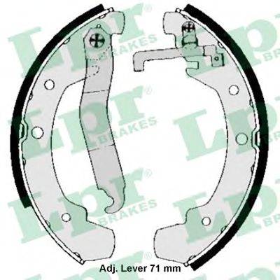 LPR 04090 Комплект гальмівних колодок