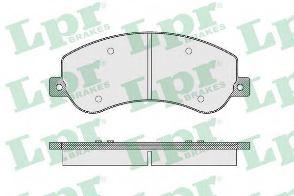 LPR 05P1679 Комплект гальмівних колодок, дискове гальмо