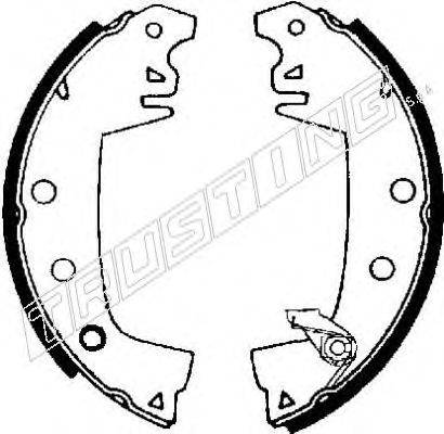 TRUSTING 088203Y Комплект гальмівних колодок