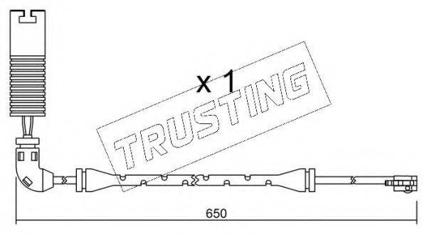 TRUSTING SU147 Сигналізатор, знос гальмівних колодок