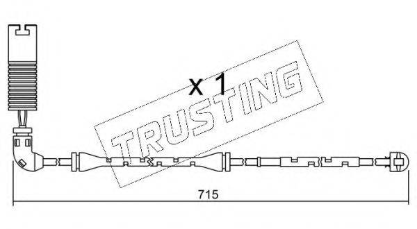 TRUSTING SU155 Сигналізатор, знос гальмівних колодок