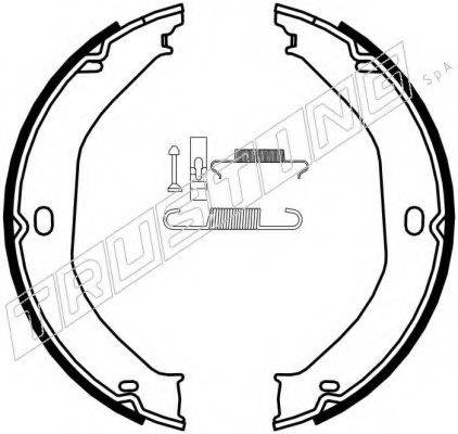 TRUSTING 088235K Комплект гальмівних колодок, стоянкова гальмівна система