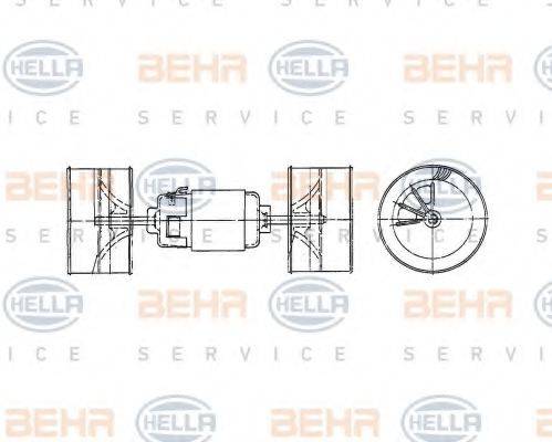 HELLA 8EW009160531 Вентилятор салону