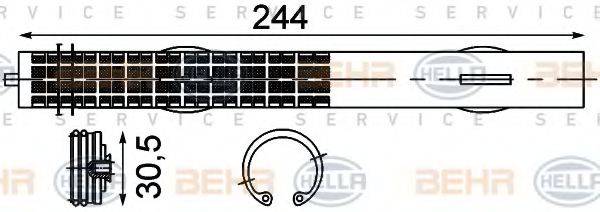 HELLA 8FT351192761 Осушувач, кондиціонер