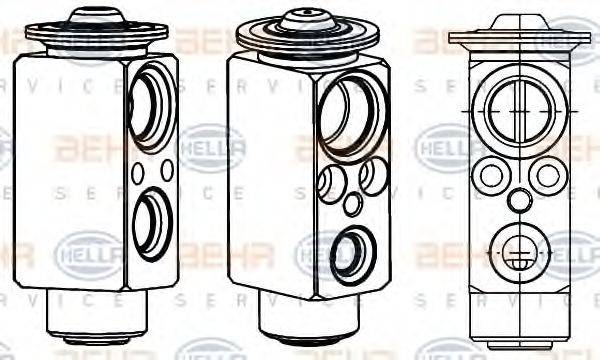 HELLA 8UW351234601 форсунка, розширювальний клапан