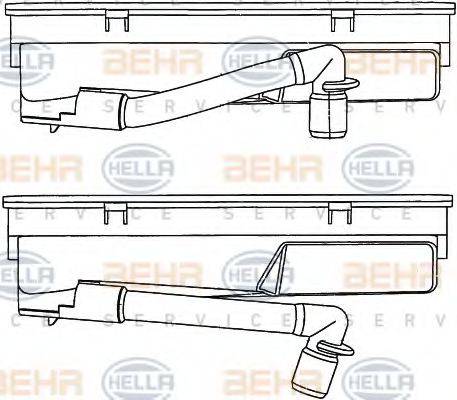 HELLA 8EW351303341 Вентилятор салону