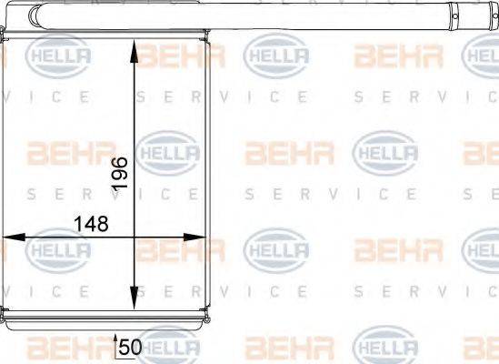 HELLA 8FH351313461 Теплообмінник, опалення салону