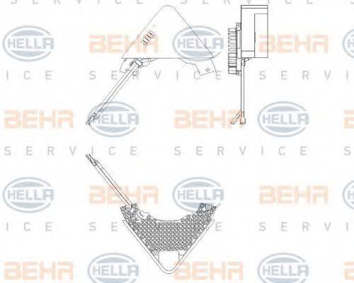 HELLA 5HL351321271 Регулятор, вентилятор салону