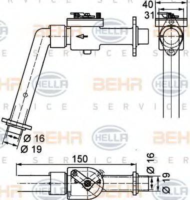 HELLA 9XL351328121 Регулюючий клапан охолоджувальної рідини