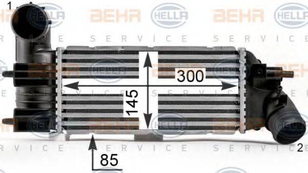 HELLA 8ML376700741 Інтеркулер