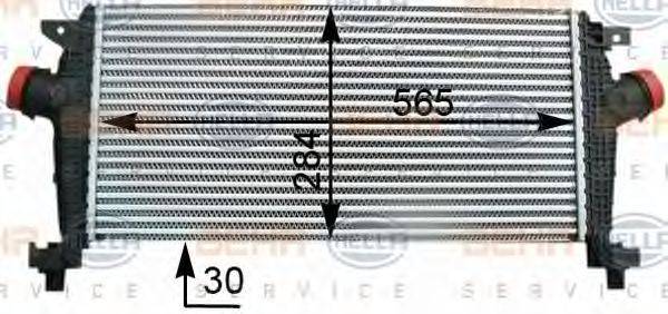 HELLA 8ML376777261 Інтеркулер