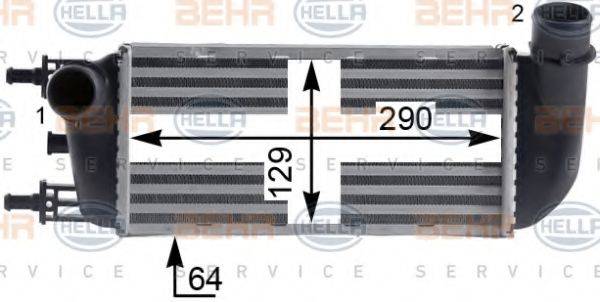 HELLA 8ML376900421 Інтеркулер