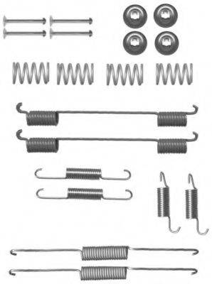 HELLA 8DZ355200821 Комплектуючі, гальмівна колодка