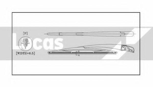 LUCAS ELECTRICAL LLWCR14F Щітка склоочисника