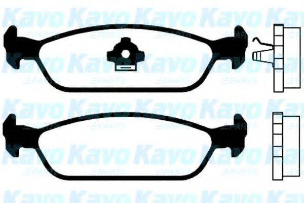 KAVO PARTS BP1511 Комплект гальмівних колодок, дискове гальмо