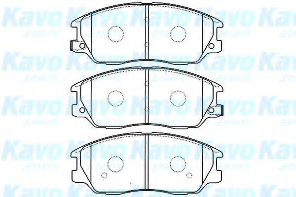 KAVO PARTS BP3030 Комплект гальмівних колодок, дискове гальмо